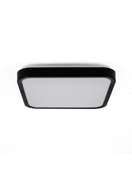 Plafon V-TAC 18W LED SAMSUNG CHIP kwadrat 25x25cm natynkowy IP44 czarny VT-8618B 3000K 1830lm 5 lat gwarancji