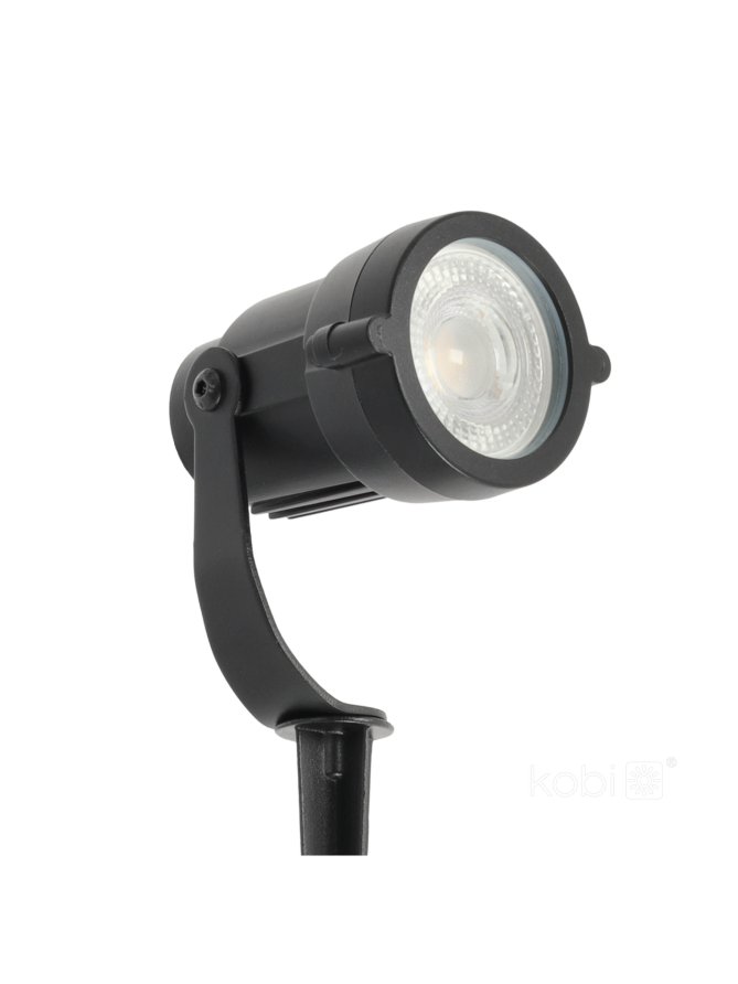 Lampa ogrodowa BLAKE UNO 1xGU10 IP65 czarna Kobi