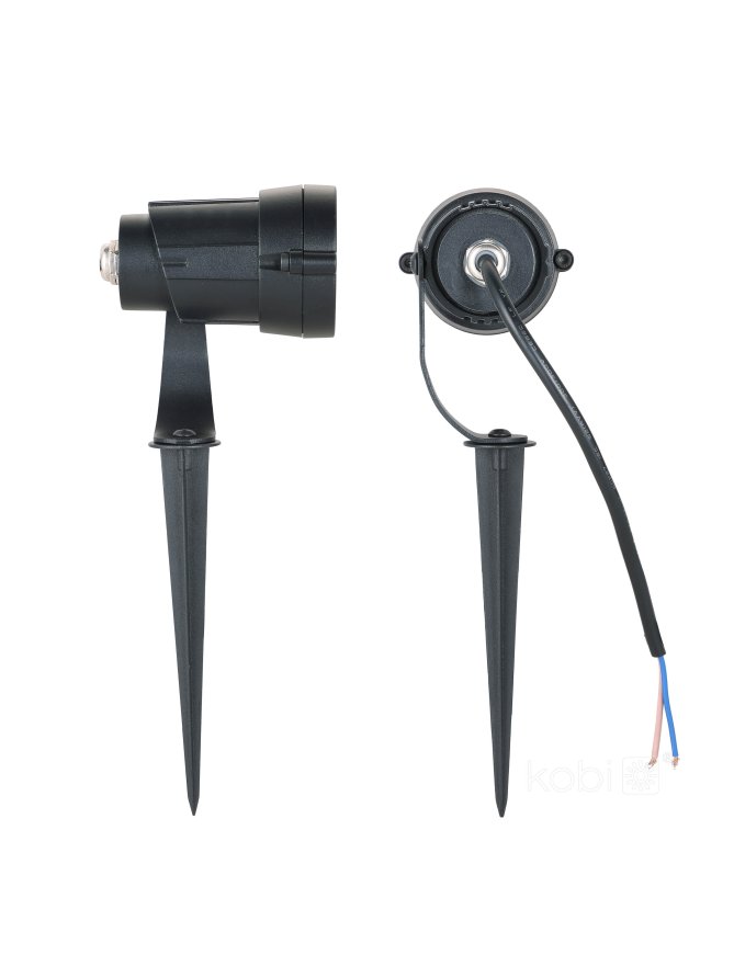 Lampa ogrodowa BLAKE UNO 1xGU10 IP65 czarna Kobi