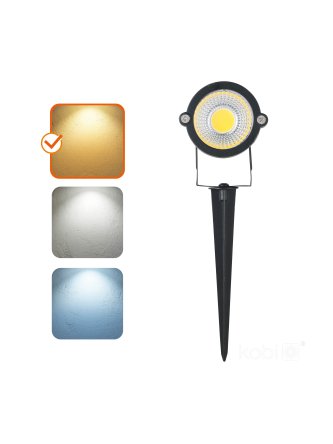 Lampa ogrodowa LED BLAKE 5W 3000K IP65 czarna Kobi 2