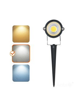 Lampa ogrodowa LED BLAKE 5W 4000K IP65 czarna Kobi
