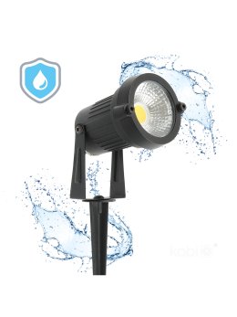 Lampa ogrodowa LED BLAKE 5W 4000K IP65 czarna Kobi