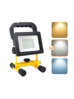 Naświetlacz akumulatorowy LED TIGRA B 20W 4000K IP54 Kobi