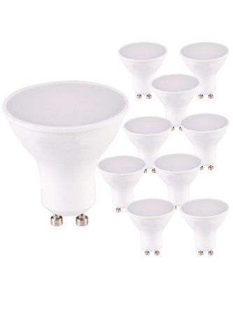 Zestaw 10szt x Żarówka LED 7,5W gu10 700lm 334916 ciepła - LEDco.pl 2