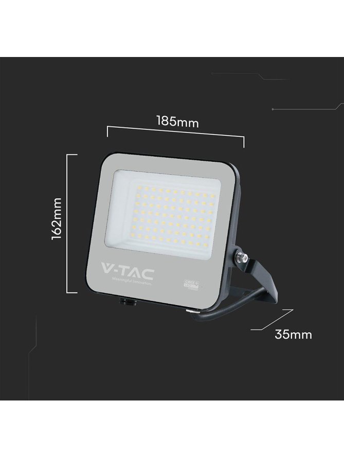 Projektor LED V-TAC CREE CHIP 50W 135lm/W IP65 VT-4455 3000K 6750lm 6 lat gwarancji