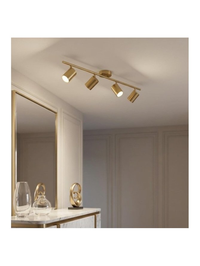 Kinkiet listwa ścienno sufitowa poczwórna nowoczesna 327284 - LEDco.pl