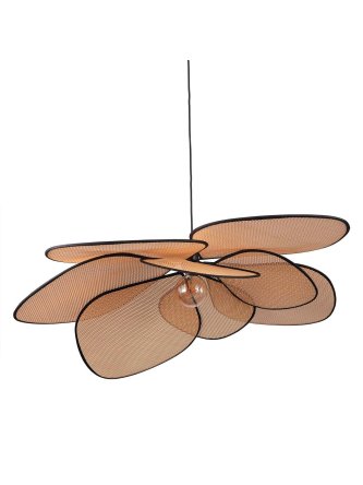 Lampa wisząca zwis boho rafia bambus naturalna rustykalna - LEDco.pl