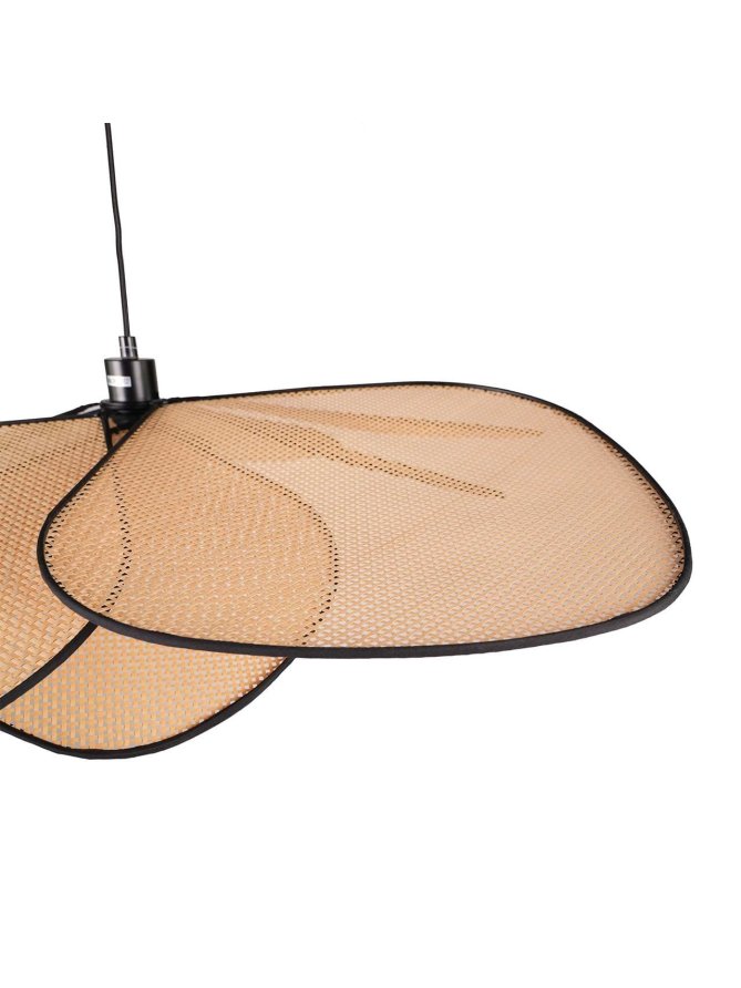 Lampa wisząca zwis boho rafia bambus naturalna rustykalna - LEDco.pl