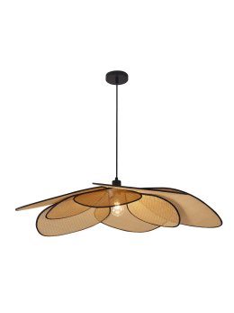 Lampa wisząca zwis boho rafia bambus naturalna rustykalna - LEDco.pl
