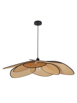 Lampa wisząca zwis boho rafia bambus naturalna rustykalna - LEDco.pl