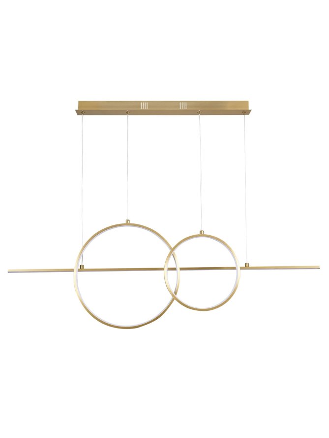 Lampa wisząca nowoczesna elegancka koła okręgi LED - LEDco.pl