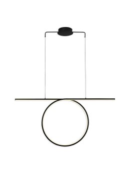 Lampa wisząca nowoczesna koło pierścień LED nad stół - LEDco.pl