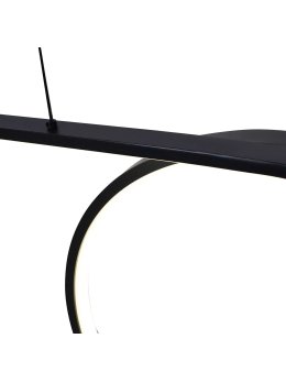 Lampa wisząca nowoczesna koło pierścień LED nad stół - LEDco.pl
