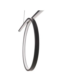 Lampa wisząca nowoczesna koło pierścień LED nad stół - LEDco.pl