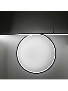 Lampa wisząca nowoczesna koło pierścień LED nad stół - LEDco.pl