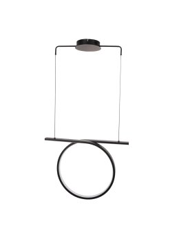 Lampa wisząca nowoczesna koło pierścień LED nad stół - LEDco.pl
