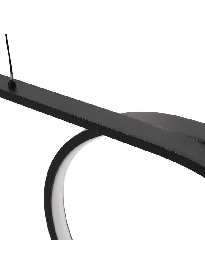 Lampa wisząca nowoczesna koło pierścień LED nad stół - LEDco.pl