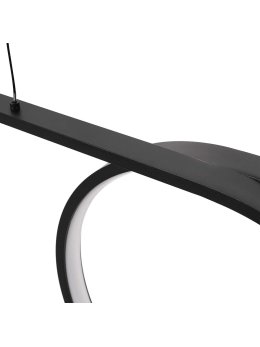 Lampa wisząca nowoczesna koło pierścień LED nad stół - LEDco.pl