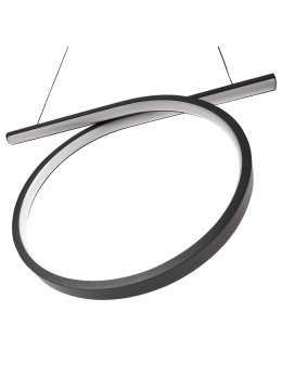 Lampa wisząca nowoczesna koło pierścień LED nad stół - LEDco.pl