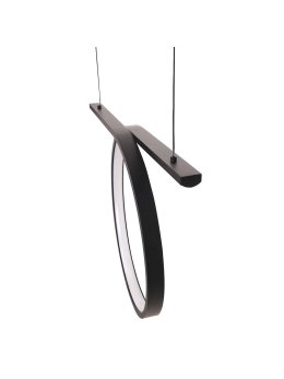 Lampa wisząca nowoczesna koło pierścień LED nad stół - LEDco.pl