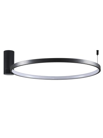 okrągła lampa sufitowa ring LED do salonu nad stół minimalistyczny  - LEDco.pl