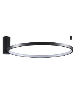 okrągła lampa sufitowa ring LED do salonu nad stół minimalistyczny  - LEDco.pl