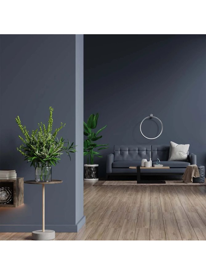 okrągła lampa sufitowa ring nikiel LED do salonu minimalistyczna  - LEDco.pl