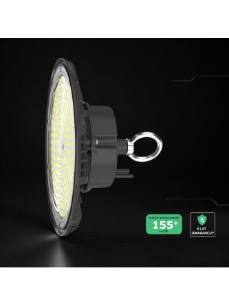 Oprawa V-TAC LED UFO high bay IP65 ALU 155Lm/W 100W VT-91102 4000K 15500lm 5 lat gwarancji 2