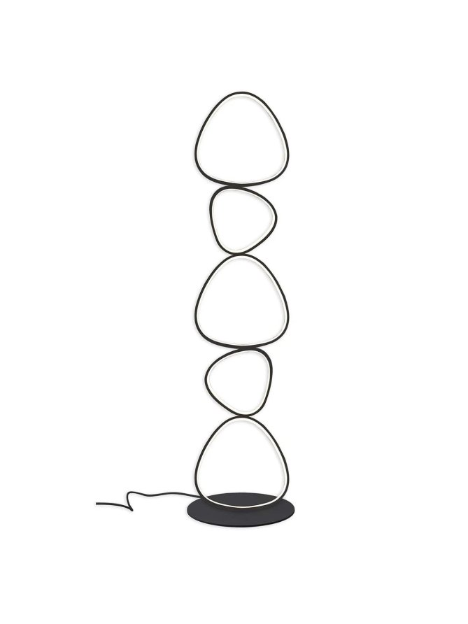 Nowoczesna lampa podłogowa stojąca kamienie LED - LEDco.pl