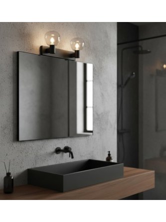 Kinkiet ścienny podwójny nowoczesny do łazienki IP44 - LEDco.pl 2