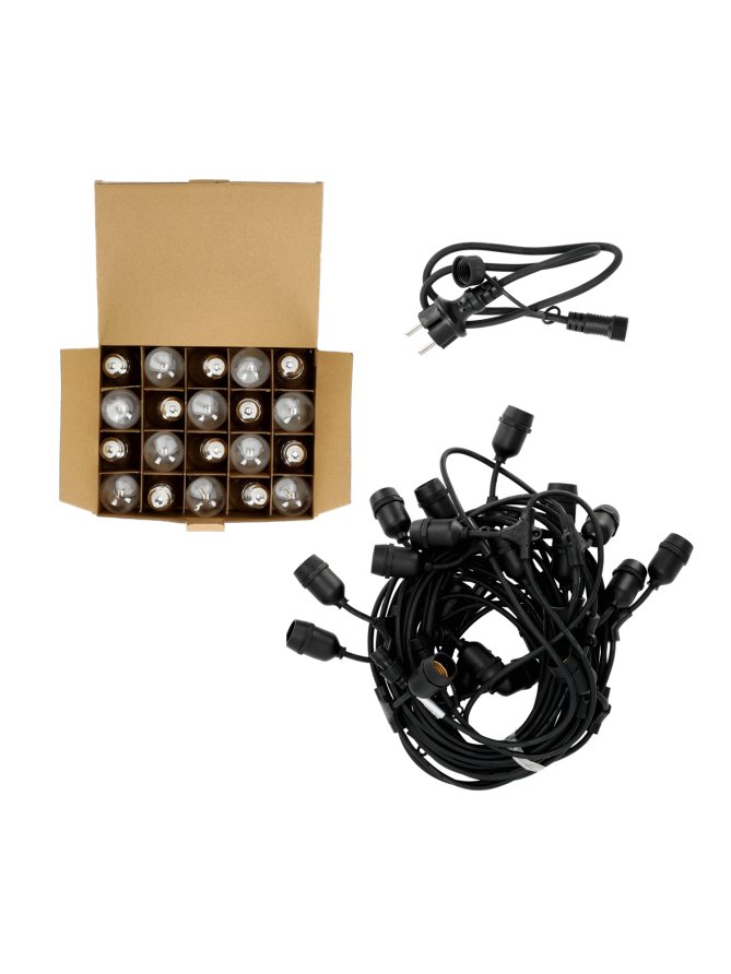 Girlanda BAJA LED SET 20x1W 20m E27 Kobi Design