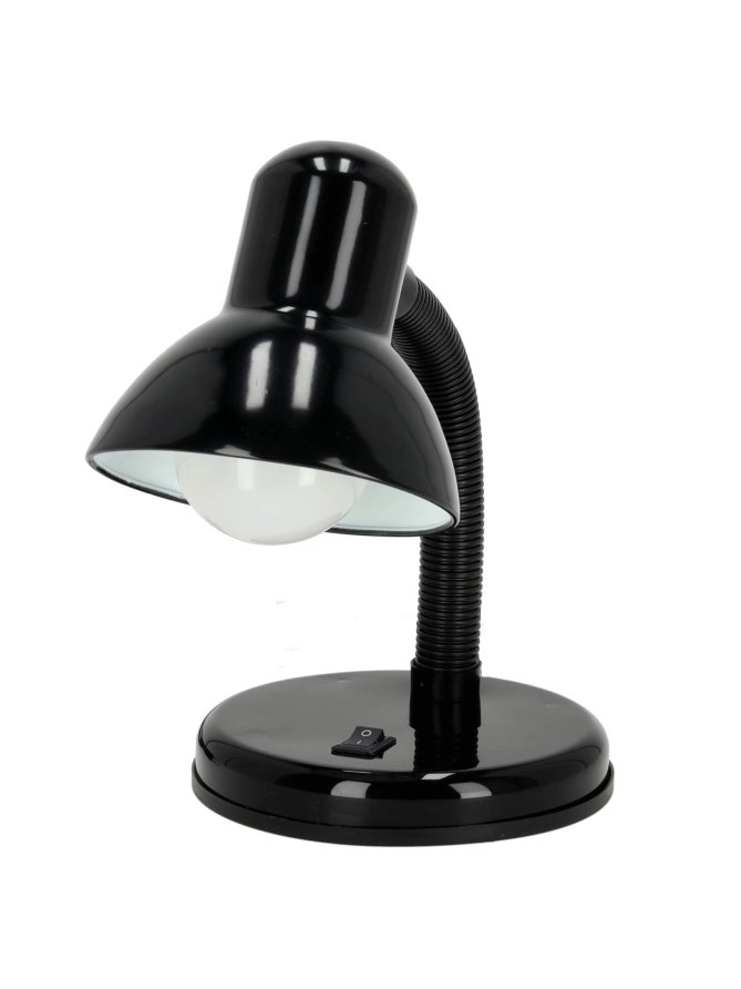 Lampka biurkowa ŚMIESZEK 1xE27 czarna Kobi