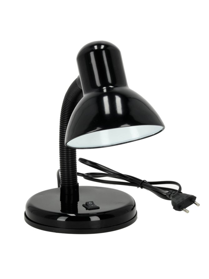 Lampka biurkowa ŚMIESZEK 1xE27 czarna Kobi