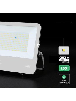Projektor LED V-TAC CREE CHIP 150W 135lm/W przewód 1m IP65 VT-44153 4000K 17220lm 5 lat gwarancji