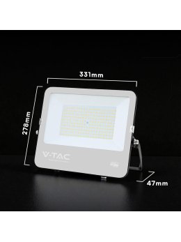 Projektor LED V-TAC CREE CHIP 150W 135lm/W przewód 1m IP65 VT-44153 4000K 17220lm 5 lat gwarancji