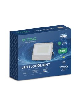 Projektor LED V-TAC CREE CHIP 150W 135lm/W przewód 1m IP65 VT-44153 4000K 17220lm 5 lat gwarancji