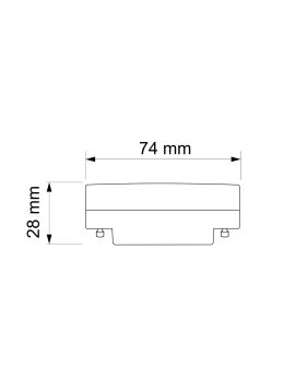 Zestaw 6szt x Żarówka LED 6W gx53 660lm 334947 ciepła - LEDco.pl