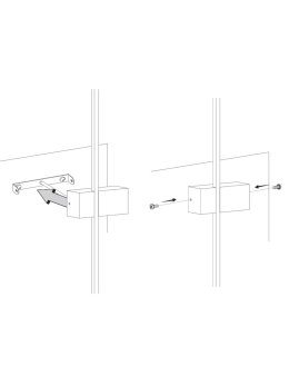 lampa elewacyjna ścienna LED prosty kinkiet listwa - LEDco.pl