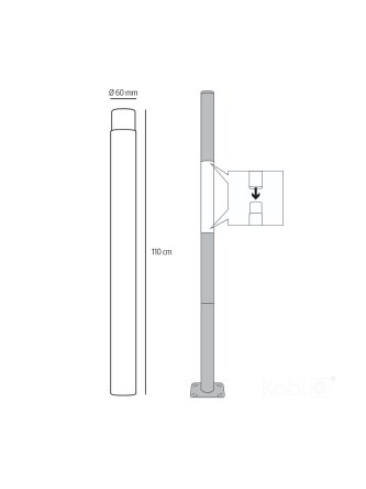 Moduł BASE SG 1m Fi 60mm Kobi 2
