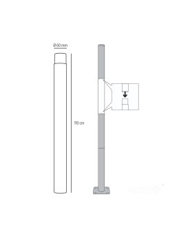 Moduł BASE SG 1m Fi 60mm Kobi