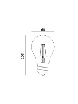 Żarówka do roślin LED PLANTY FGS 8W E27 1200K Kobi Design