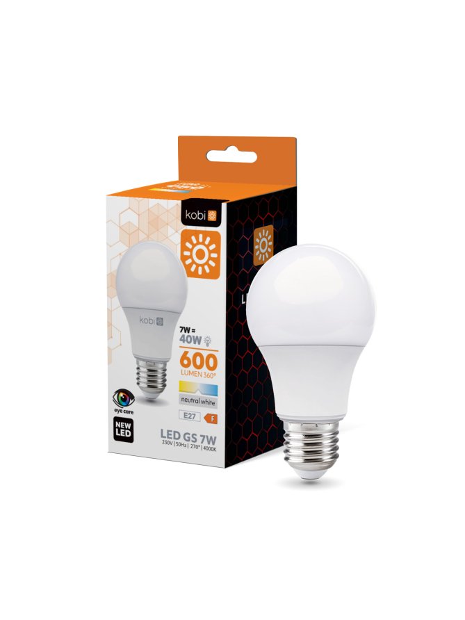 Żarówka LED GS 7W E27 4000K Kobi