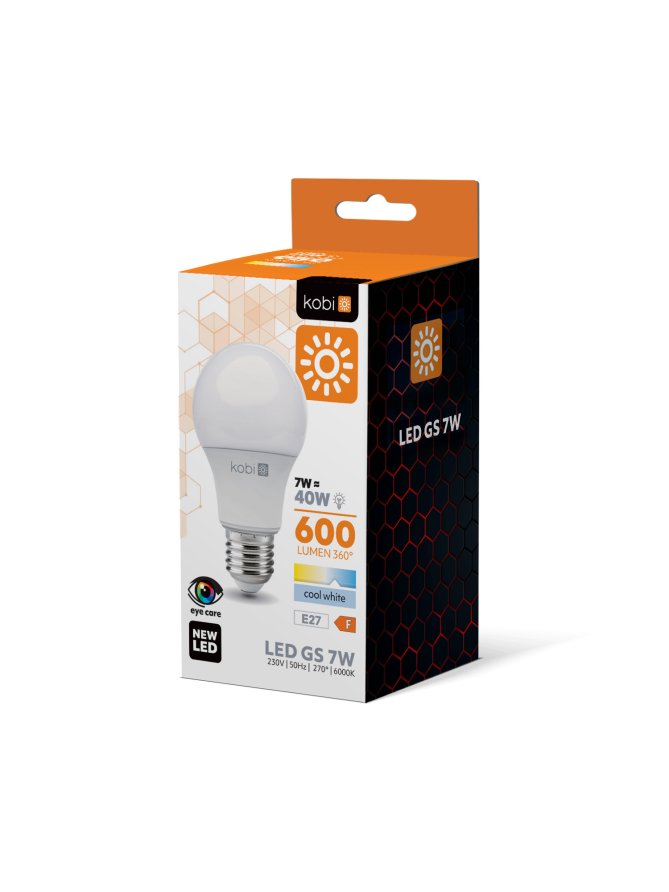 Żarówka LED GS 7W E27 6000K Kobi