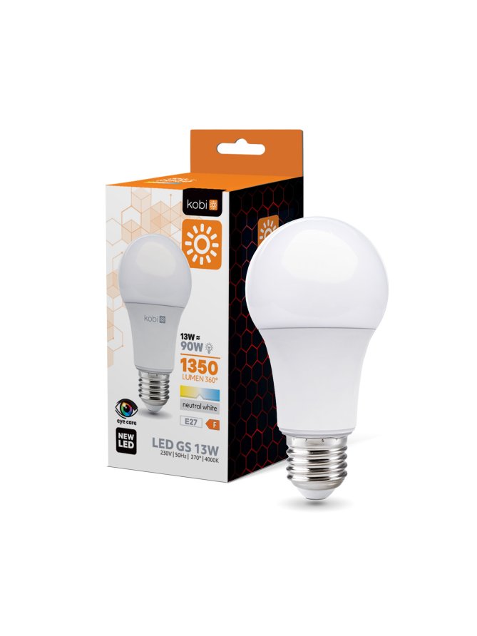 Żarówka LED GS 13W E27 4000K Kobi