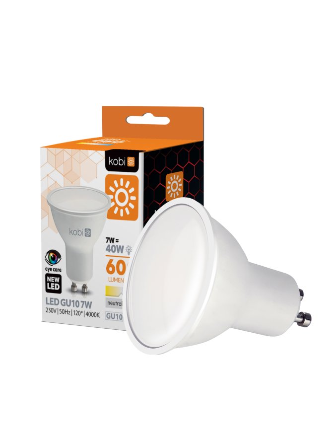 Żarówka LED GU10 7W 4000K Kobi