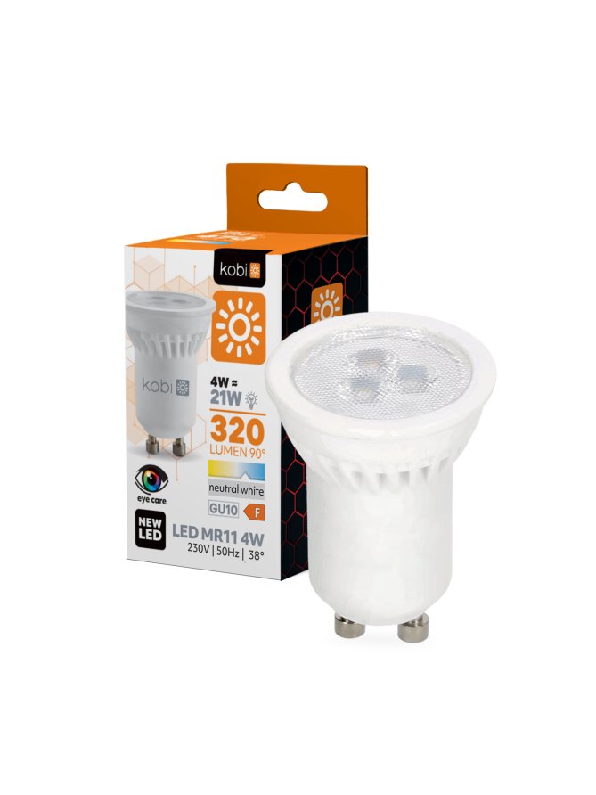 Żarówka LED MR11 4W GU10 4000K Kobi
