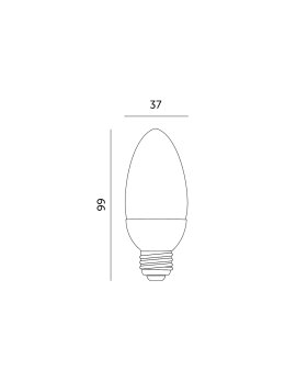 Żarówka LED SW 6W E27 4000K Kobi