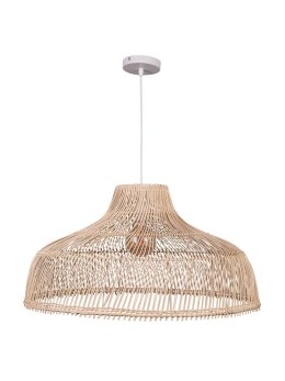 Lampa wisząca zwis boho rattan bambus naturalna rustykalna - LEDco.pl