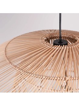 Lampa wisząca zwis boho bambus naturalna rustykalna - LEDco.pl