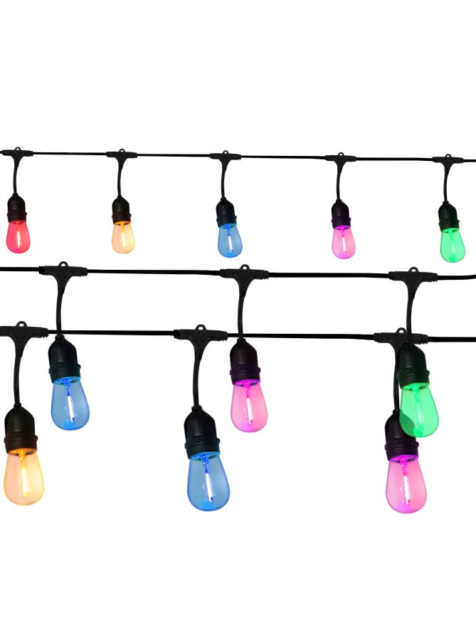 Girlanda ogrodowa łańcuch kolorowa ZESTAW 322166 - LEDco.pl
